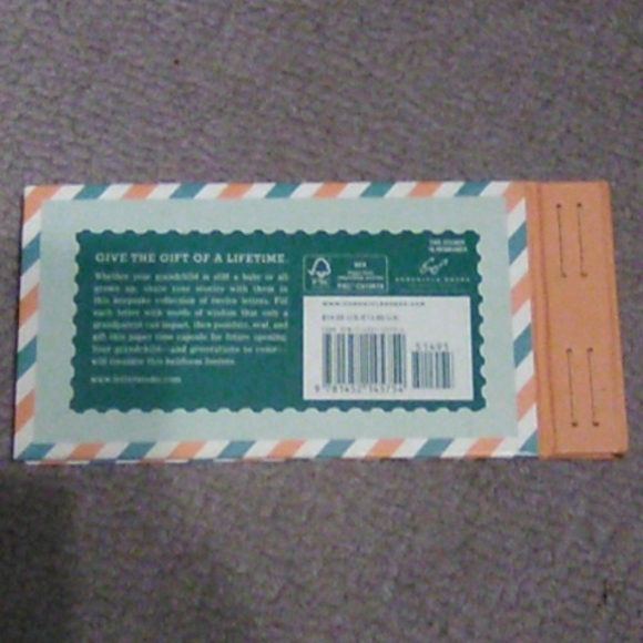 NWT letters to my grandchild time capsule book of 12 envelopes & letters. - Picture 2 of 10